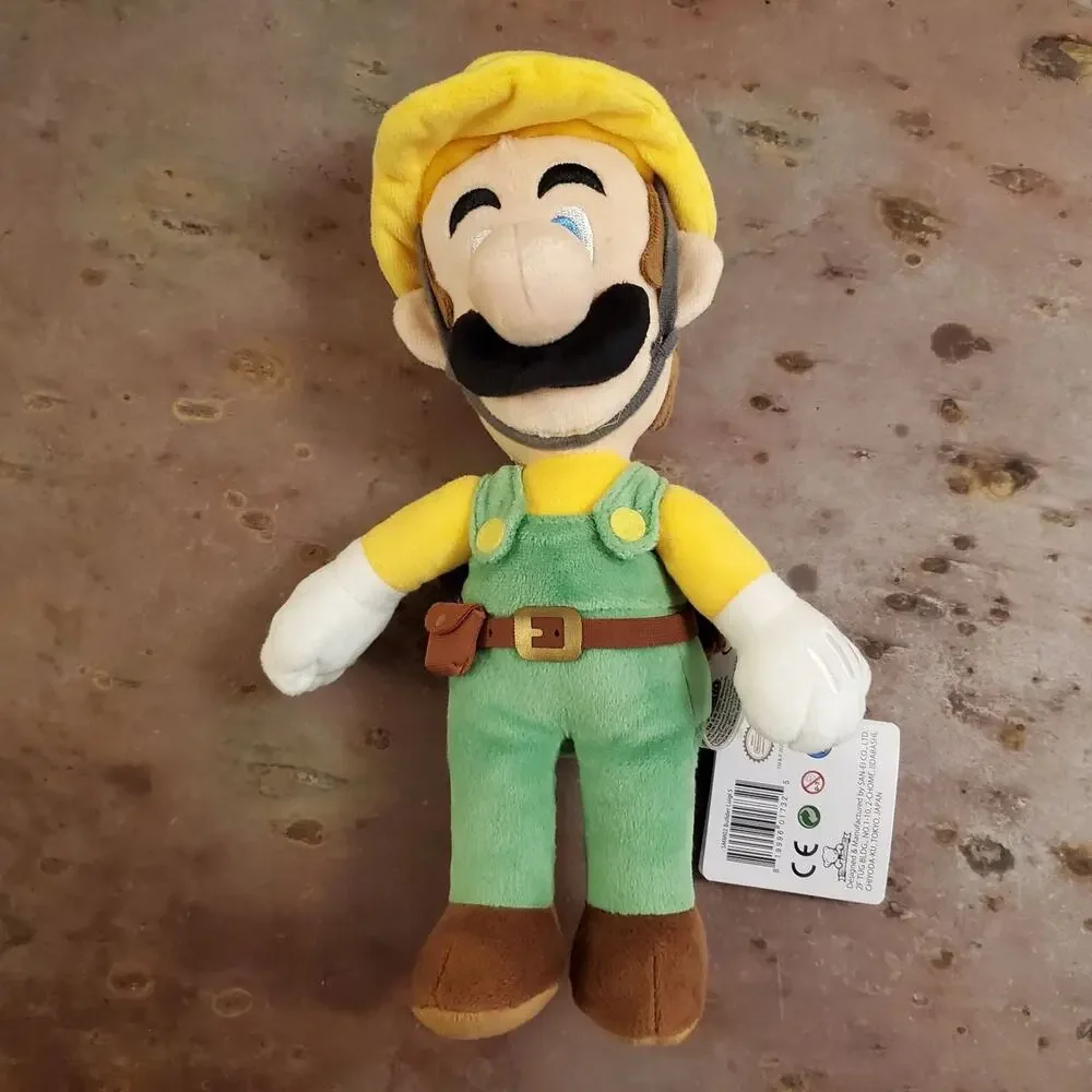 Plush - Builder Luigi 10-Inch (NEW) - Super Mario - Nintendo - Picture 5 of 8